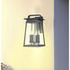 Great Outdoors Isla Vista 4 Light 24 inch Coal Outdoor Wall Mount