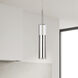 Luna LED 2.5 inch Polished Chrome Pendant Ceiling Light