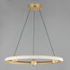 Nodes LED 24 inch Gold Ring Pendant Ceiling Light