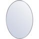Eternity 34 X 24 inch Silver Wall Mirror