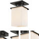 Broad Street 1 Light 5.5 inch Oil Rubbed Bronze Outdoor Flush Mount