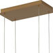 Xanni LED 6 inch Aged Brass Pendant Ceiling Light