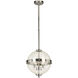 Cecilia 3 Light 13.11 inch Chrome Pendant Ceiling Light