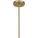 Flores 4 Light 20 inch Noble Brass Chandelier Ceiling Light