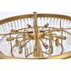 Sydney 17 Light 32 inch Satin Gold Chandelier Ceiling Light
