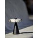 Randy 9 inch 3.00 watt Black Cordless Table Lamp Portable Light