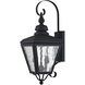 Cambridge 2 Light 22 inch Black Outdoor Wall Lantern