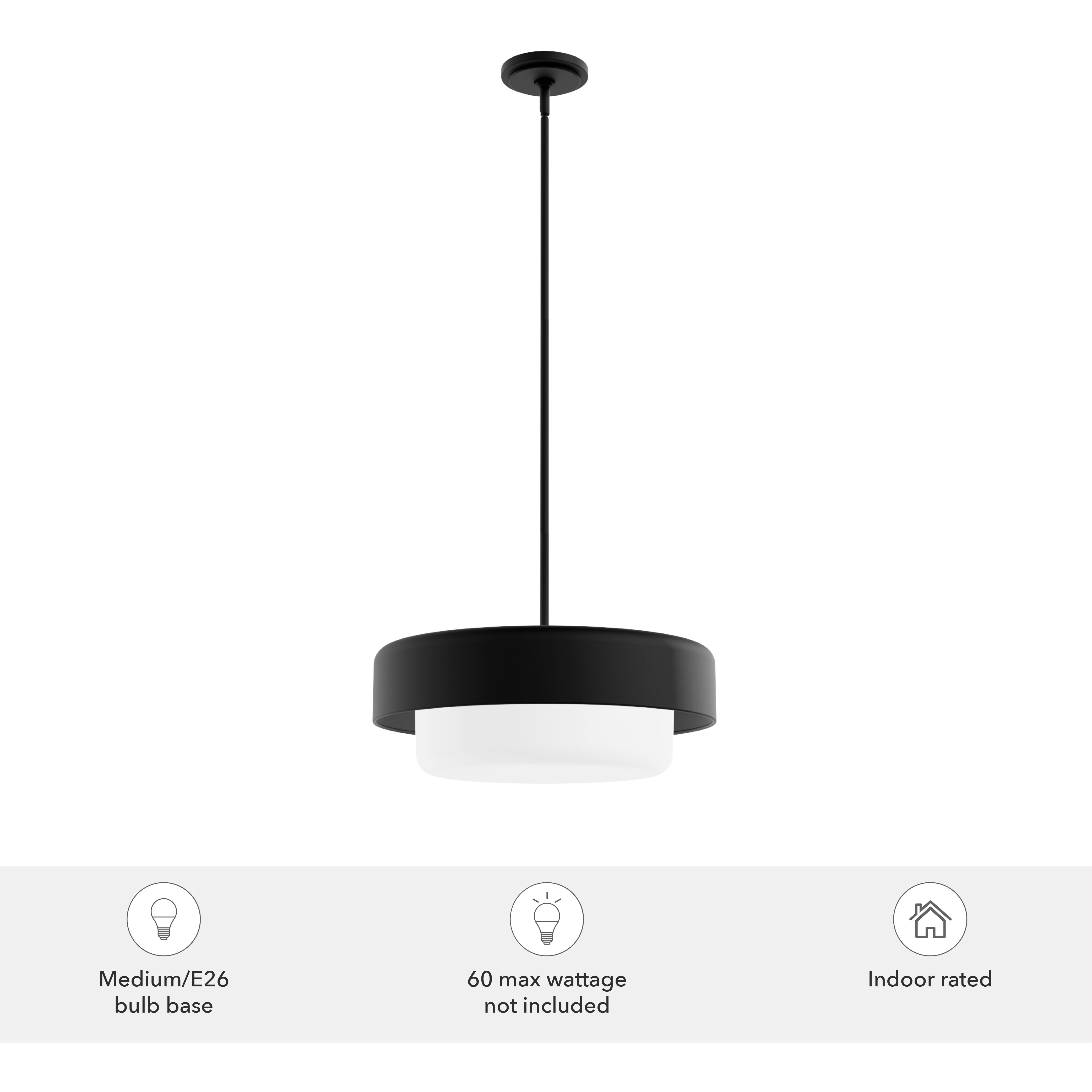 Station 3 Light 18 inch Natural Black Iron Pendant Ceiling Light, Large