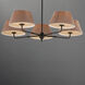 Dunbridge 5 Light 42 inch Antique Bronze Chandelier Ceiling Light