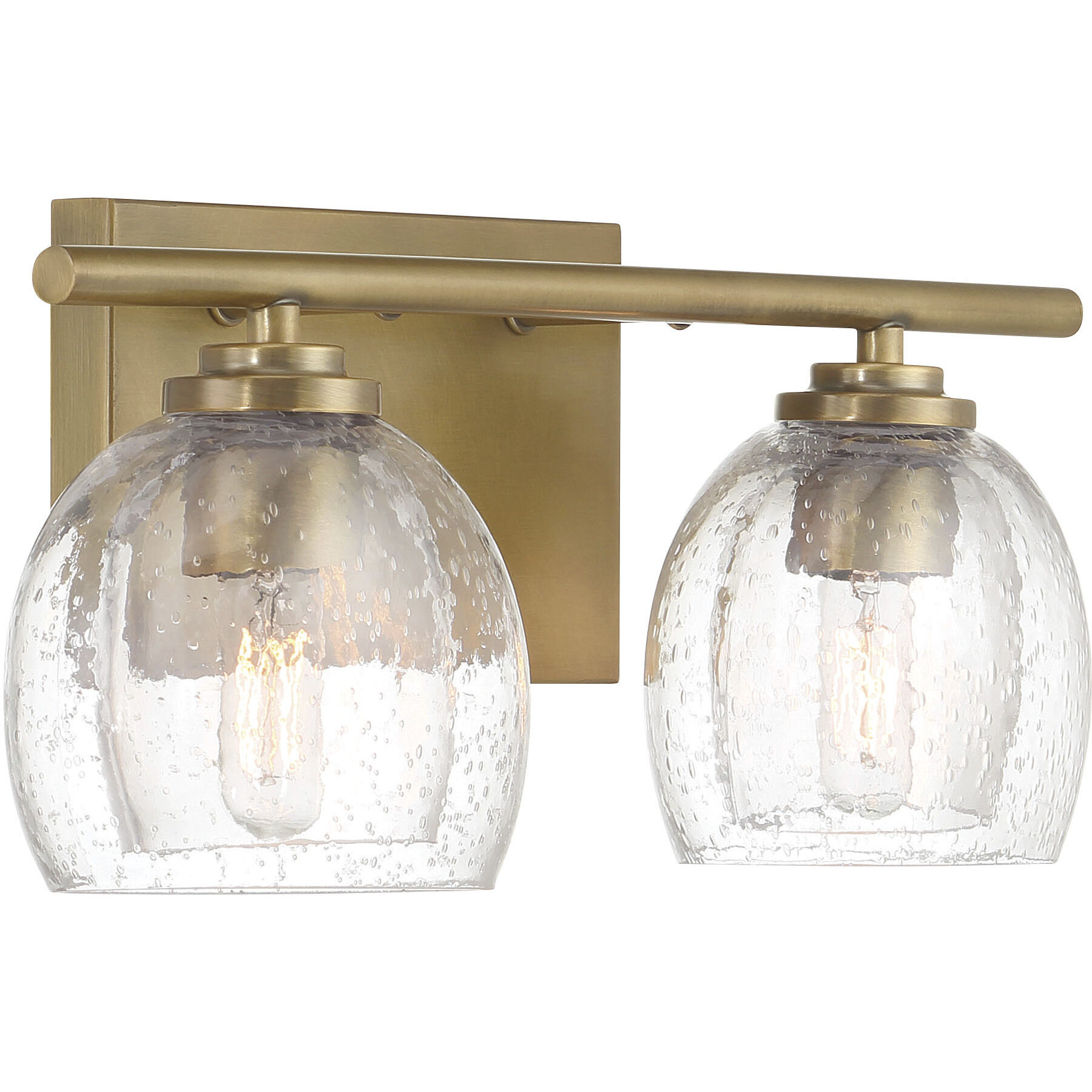 Glint 2 Light 15.5 inch Legacy Brass Vanity Light Wall Light