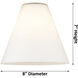 Ballston Ballston Cone LED 48 inch White and Polished Chrome Island Light Ceiling Light in Seedy Glass