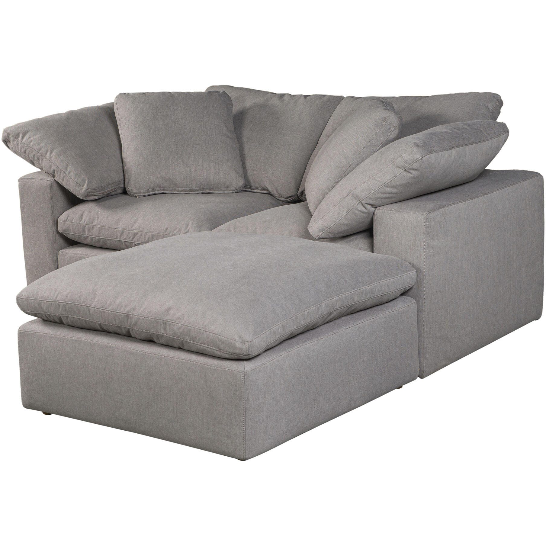 Terra Condo Grey Nook Modular Sectional