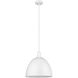 Sawyer 1 Light 12.5 inch Satin White Pendant Ceiling Light