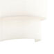 Textile Collection - Classic Family 1 Light 6.25 inch ADA Wall Sconce Wall Light in White, 4" D x 6.25" W x 13" H, EVOLV