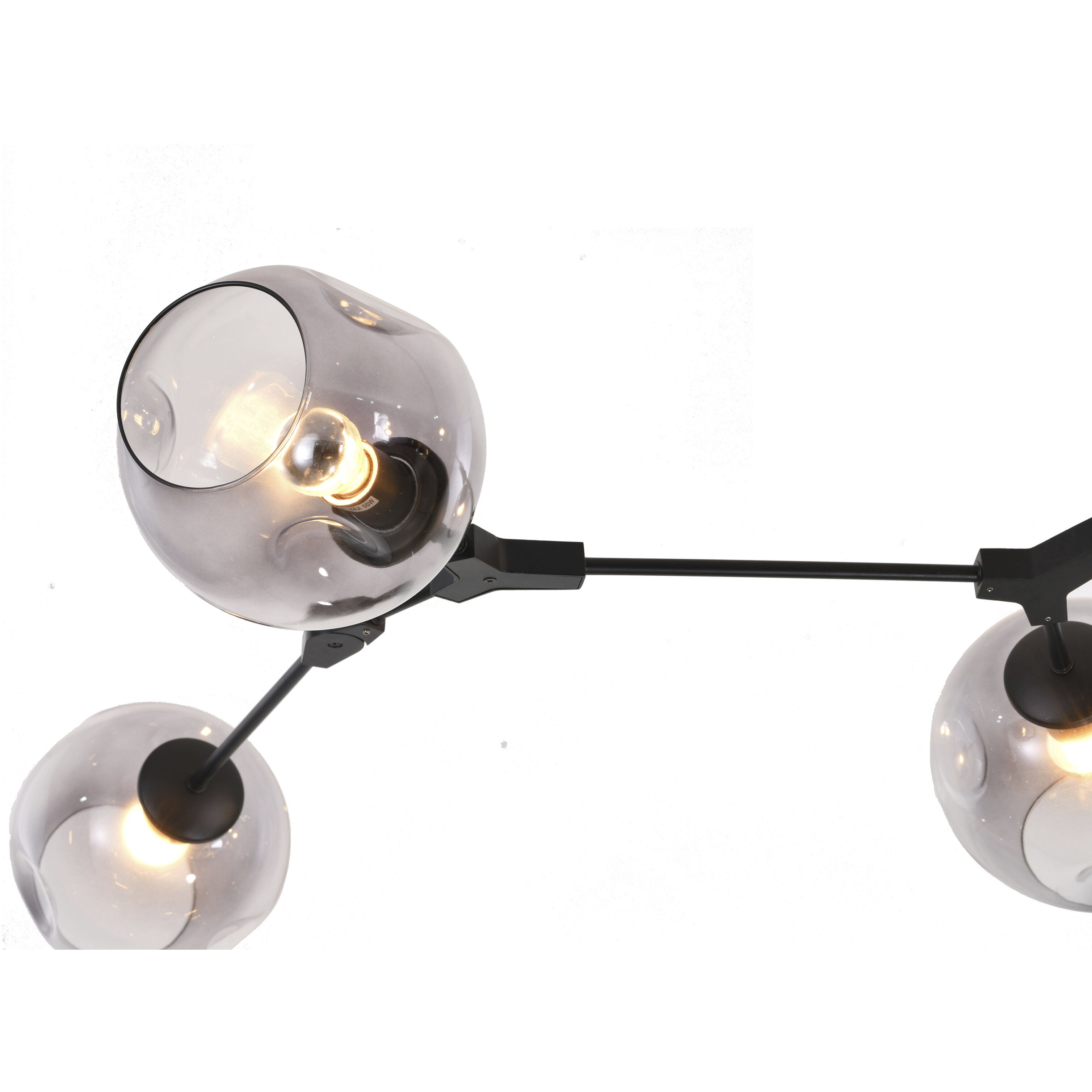 Canada 7 Light 18.11 inch Black Chandelier Ceiling Light