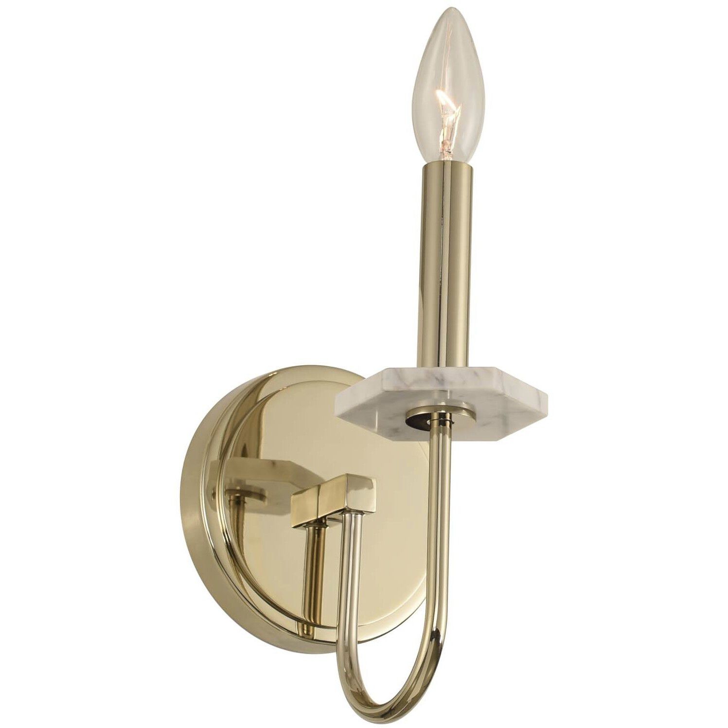 Carrara Wall Sconce Wall Light in Champagne Gold
