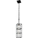 Plaza LED 5 inch Carbon and Havana Gold Foyer Pendant Ceiling Light