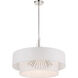 Gramercy 4 Light 25.88 inch Polished Nickel Pendant Ceiling Light