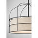 Gateway Park 6 Light 26 inch Coal Pendant Ceiling Light