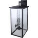 Shana 4 Light 30 inch Black Outdoor Wall Lantern