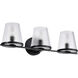 Valentine 24 inch Black Vanity Wall Light