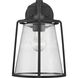 Benton Harbor 1 Light 13 inch Textured Black Outdoor Wall Lantern, with DURASHIELD, Large