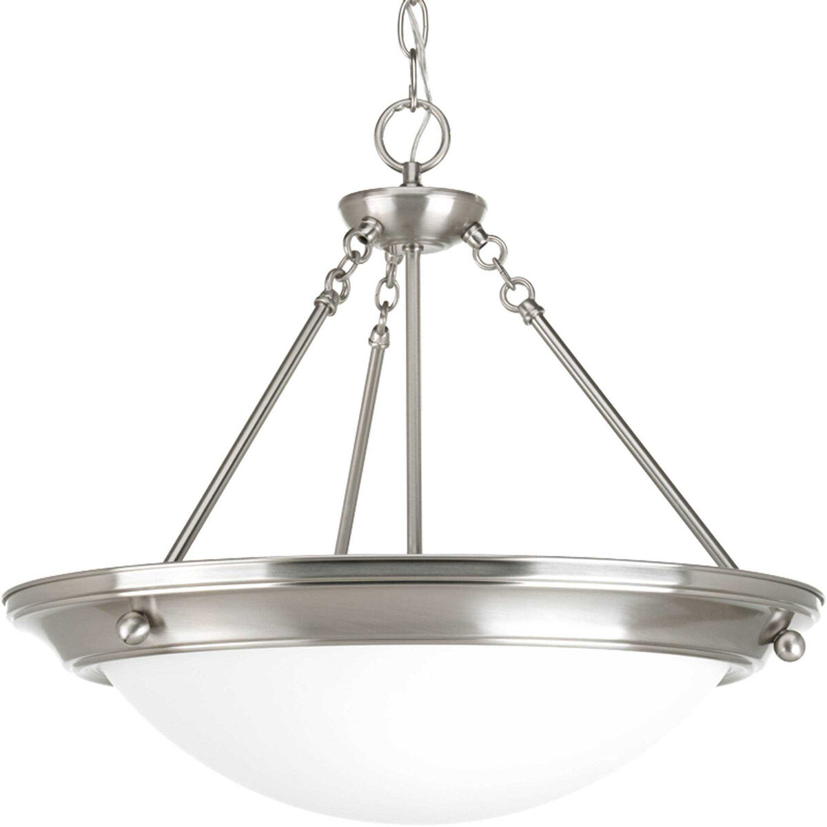 Eclipse 3 Light 19.38 inch Brushed Nickel Foyer Pendant Ceiling Light