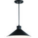Akron LED 12 inch Oil Rubbed Bronze and Matte White Pendant Ceiling Light