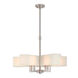 Rubix 5 Light 26 inch Brushed Nickel Chandelier Ceiling Light