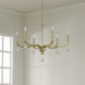 Viremont 6 Light 28 inch Vintage Brass Chandelier Ceiling Light