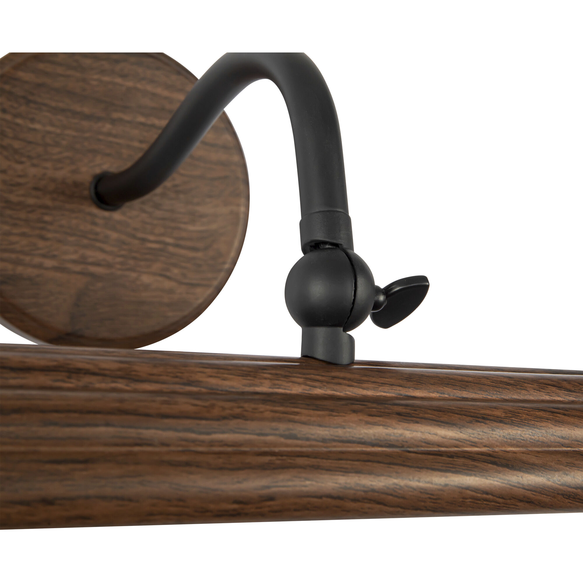 Alora Mood Dottie 20 watt 18 inch Walnut Wall/Picture Light Wall Light