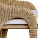 Kavali 42 inch Natural Honey and Oyster White Outdoor Barstool