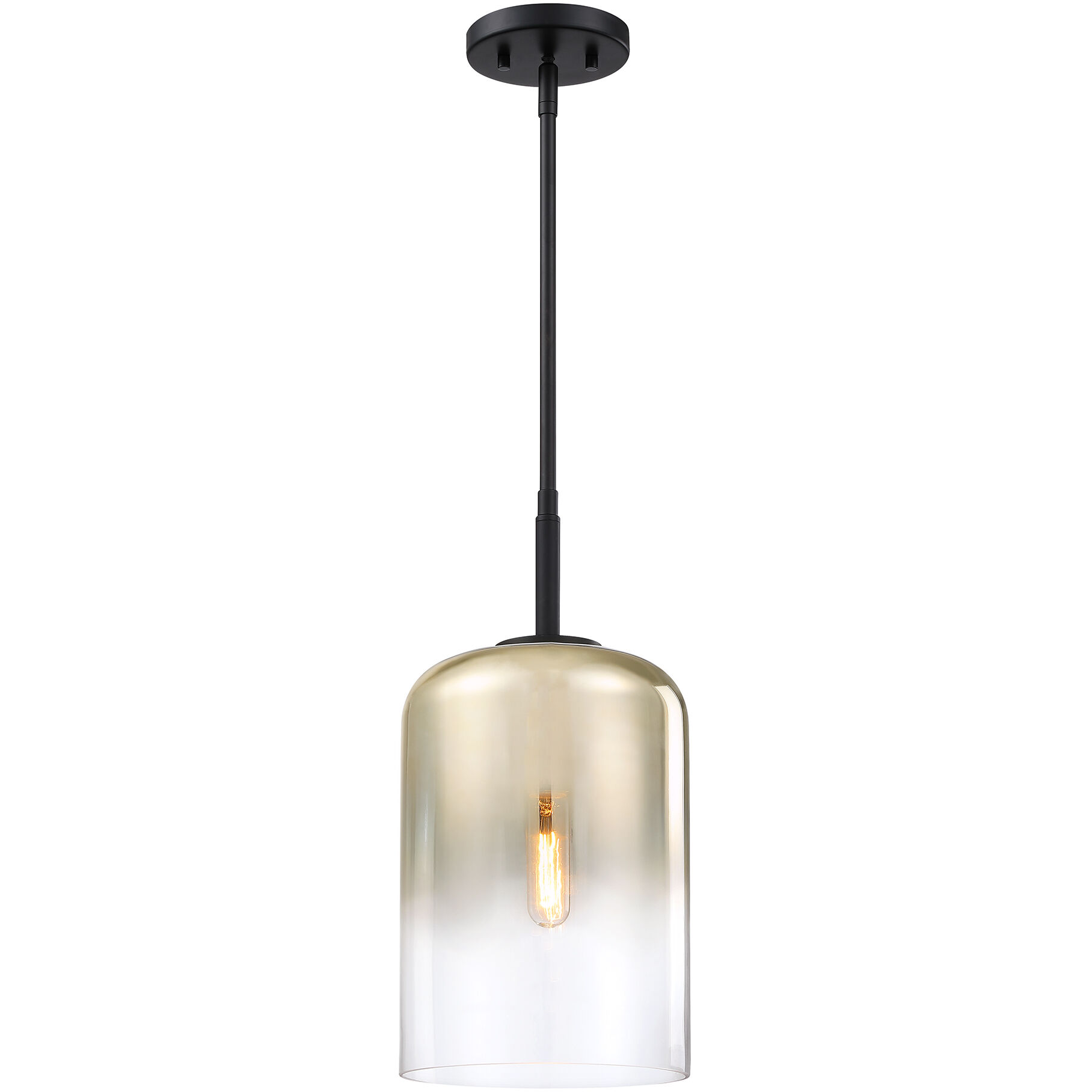 Gatsby 1 Light 8.5 inch Matte Black Pendant Ceiling Light