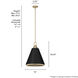 Klein 3 Light 16 inch Pendant Ceiling Light