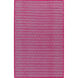 Peace 96 X 60 inch Bright Pink, Light Gray Rug