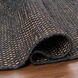 Ganges 90 X 63 inch Black Rug in 5 x 7
