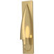 Cirque 1 Light 4.5 inch Modern Brass ADA Sconce Wall Light