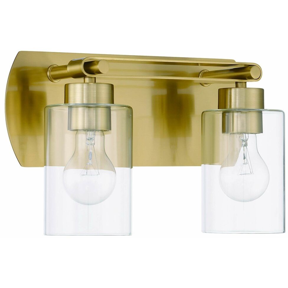 Hendrix 2 Light 14.00 inch Bathroom Vanity Light