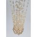 Cascata 7 Light 6 inch Polished Gold Chandelier Ceiling Light
