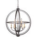 Berkeley 9 Light 30 inch Espresso Foyer Light Ceiling Light, Jeremiah