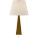Dunham 32 inch 100.00 watt Brass Table Lamp Portable Light, Coco & Dash