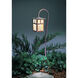 Mission 12V 18 watt Verdigris Patina Landscape Light in White Opalescent, T-Bar Overlay