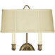 Cambridge 2 Light 14.5 inch Burnished Brass ADA Indoor Wall Sconce Wall Light