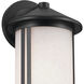 Lombard 1 Light 12.75 inch Black Outdoor Wall Sconce, Medium