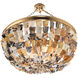 Flotsam 8 Light Brass Pendant Ceiling Light