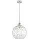 Ballston Athens Water Glass LED 12 inch White and Polished Chrome Mini Pendant Ceiling Light