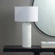 Valerie 28 inch 100 watt Matte Off-White Table Lamp Portable Light