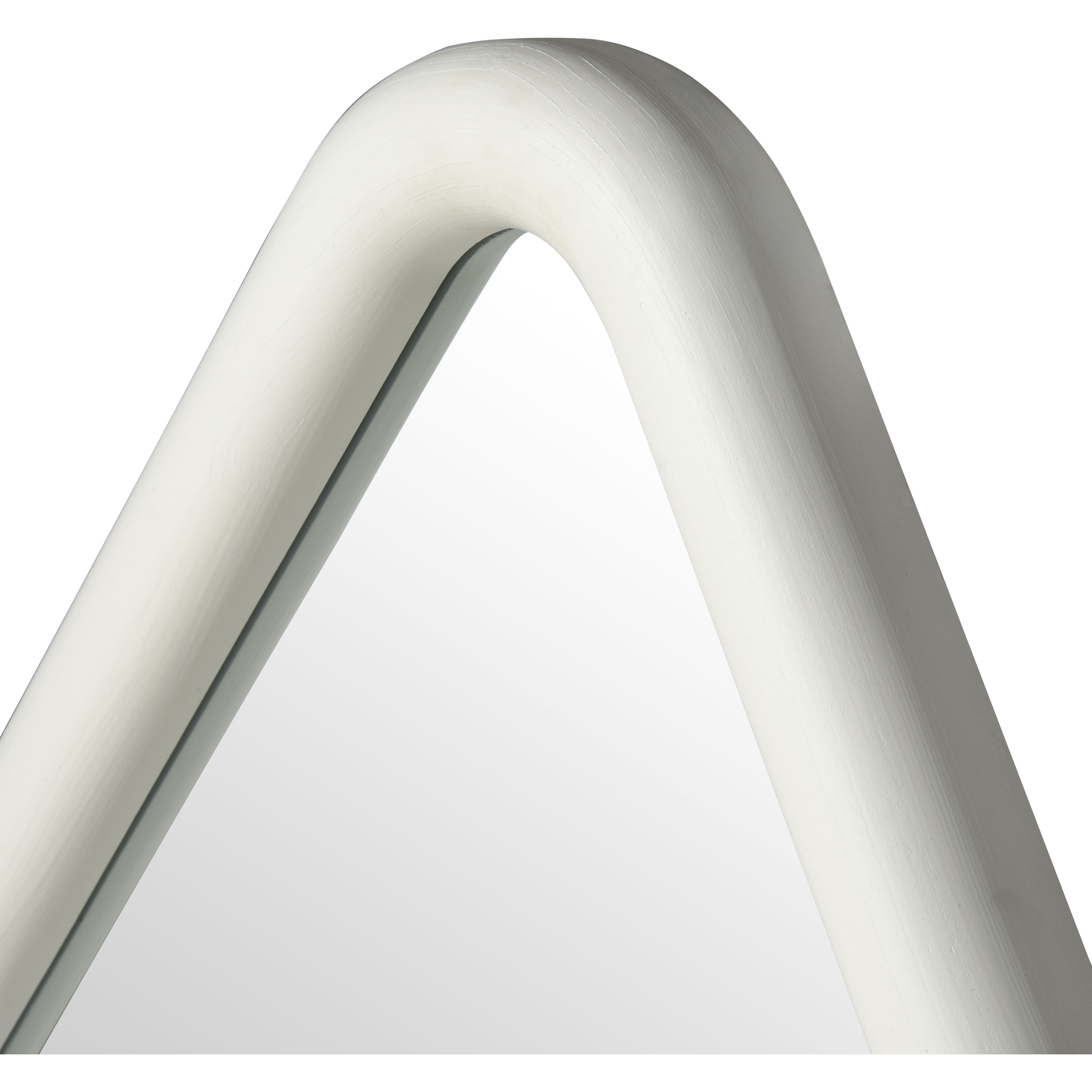 Diamond 33 X 25 inch White with Mirror Wall Mirror