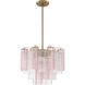 Addis 4 Light 17.75 inch Aged Brass Mini Chandelier Ceiling Light in Spring