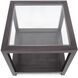 Dumas 23.75 X 22 inch Nickel Side Table